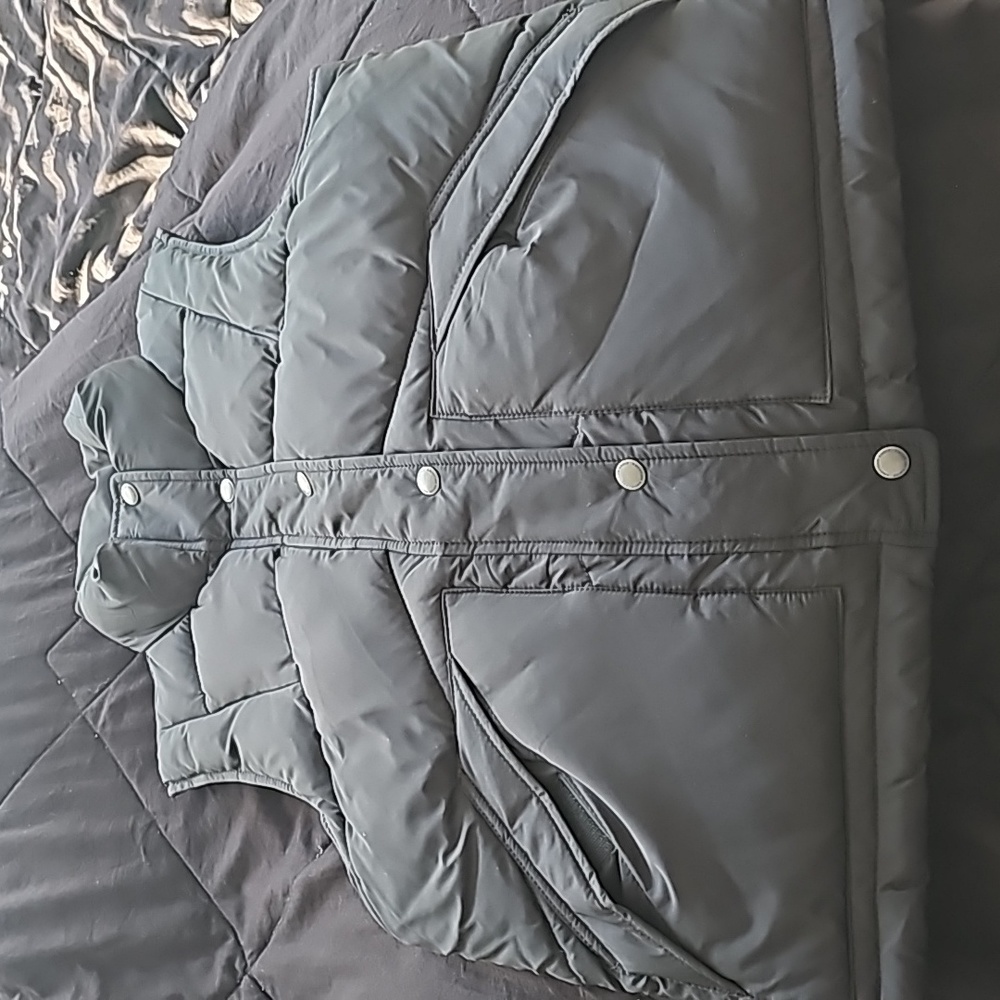 American Eagle puff vest.